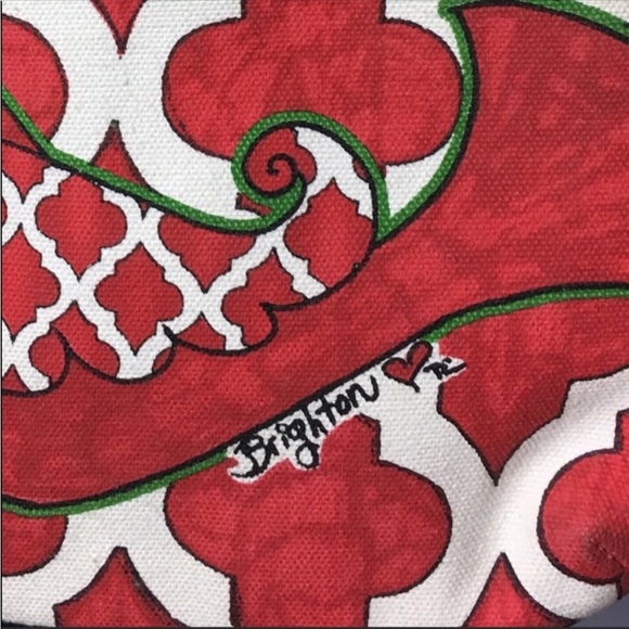 Brighton PAX Peace Dove Canvas Crossbody Purse - Picture 10 of 14